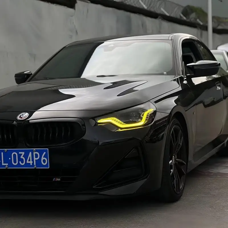 Желтые ангельские глаза для BMW 2 серии G42 G87 M240i 230i 220i M2 LCI 2022 2023 2024 Светодиодная фара Синий модуль дневных ходовых огней
Желтые ангельские глаза для BMW 2 серии G42 G87 M240i 230i 220i M2 LCI 2022 2023 2024 Светодиодная фара Синий модуль дневных ходовых огней
