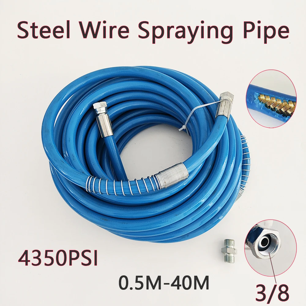 Steel Wire Pipe 3/8 Airless Spraying Machine High-Pressure Pipe Flexible Hose Steel Wire Pipe Explosion-Proof Pipe Accessories
Steel Wire Pipe 3/8 Airless Spraying Machine High-Pressure Pipe Flexible Hose Steel Wire Pipe Explosion-Proof Pipe Accessories