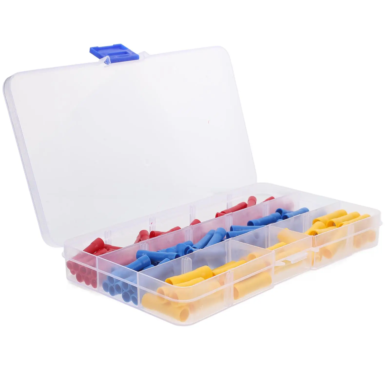 120pcs Connector Kit Electric Wire Butt Crimping Tools Insulated Terminal Block Wire Ferrules Heat Shrink Splice Connectors
120pcs Connector Kit Electric Wire Butt Crimping Tools Insulated Terminal Block Wire Ferrules Heat Shrink Splice Connectors