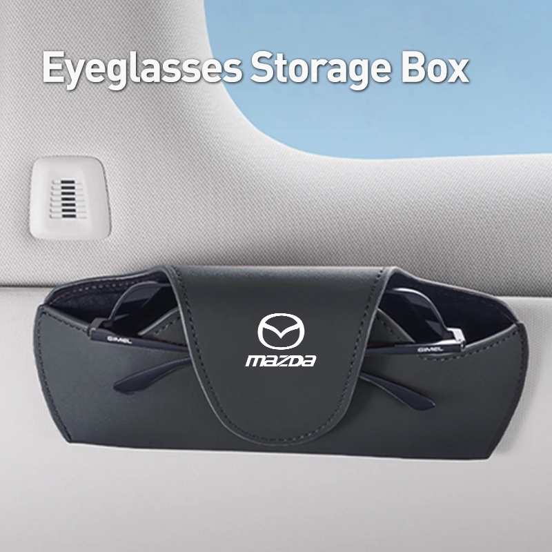 Car Glasses Box Sunglasses Holder Sun Visor Leather Eyeglass Case Accessories For Mazda CX5 6 3 CX7 323 Axela Atenza Demio
Car Glasses Box Sunglasses Holder Sun Visor Leather Eyeglass Case Accessories For Mazda CX5 6 3 CX7 323 Axela Atenza Demio