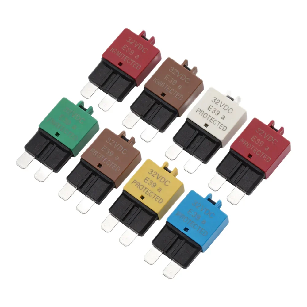 Manual Reset Circuit Breaker Fuse Set 8 pcs for Marine RV Truck and Car Electrical Use with Blades Rated from 3A to 30A
Manual Reset Circuit Breaker Fuse Set 8 pcs for Marine RV Truck and Car Electrical Use with Blades Rated from 3A to 30A