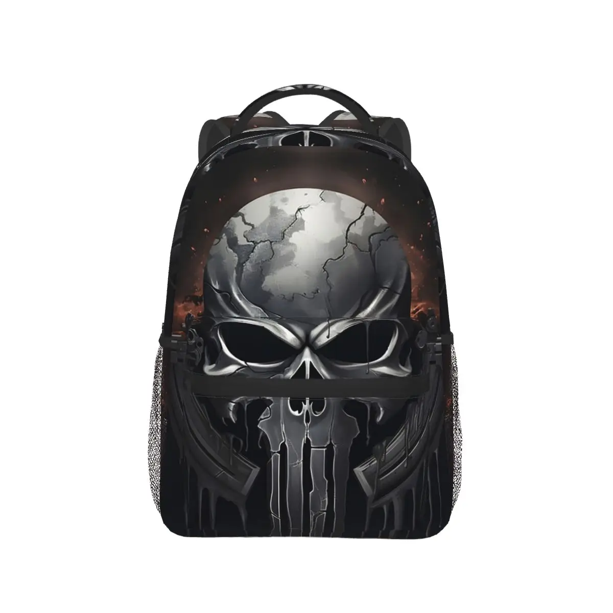 Skeleton Skull Heavy Metal Punishers Backpack Hot Sale Daypack Large Capacity BookBag School Bag Shoulder Bags for Men Women
Skeleton Skull Heavy Metal Punishers Backpack Hot Sale Daypack Large Capacity BookBag School Bag Shoulder Bags for Men Women