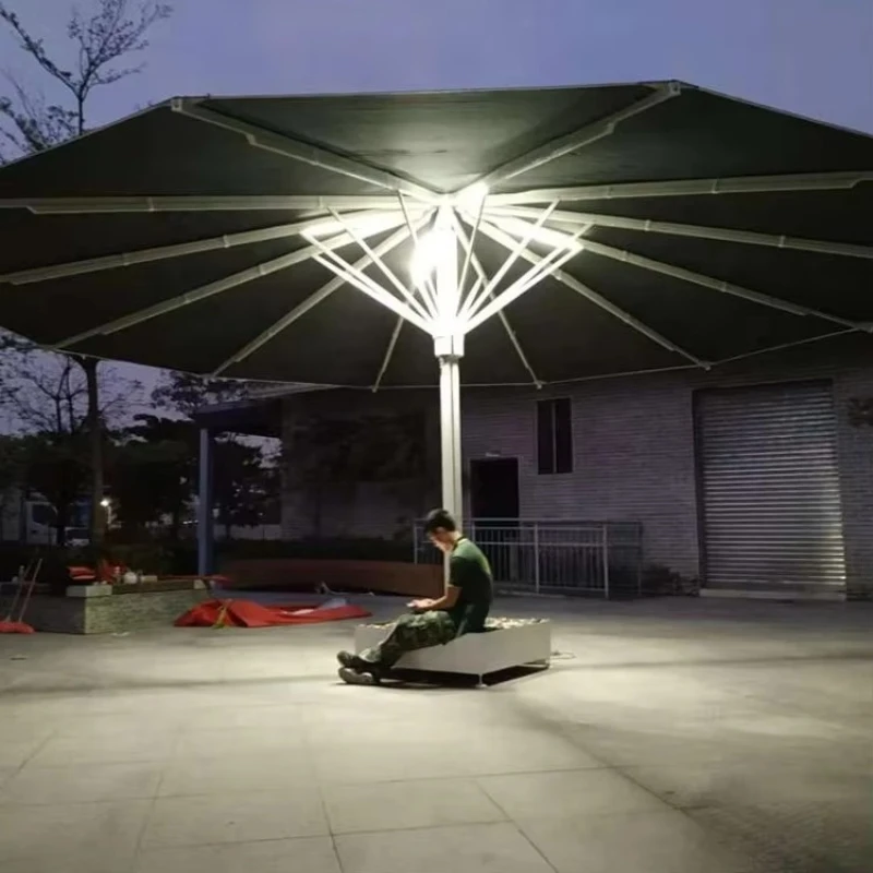 Beach Outdoor Umbrella Luxury Star Parasol Light Emitting Diode Paraguay Restaurant Umbrella Terrace Large Parasol
Beach Outdoor Umbrella Luxury Star Parasol Light Emitting Diode Paraguay Restaurant Umbrella Terrace Large Parasol