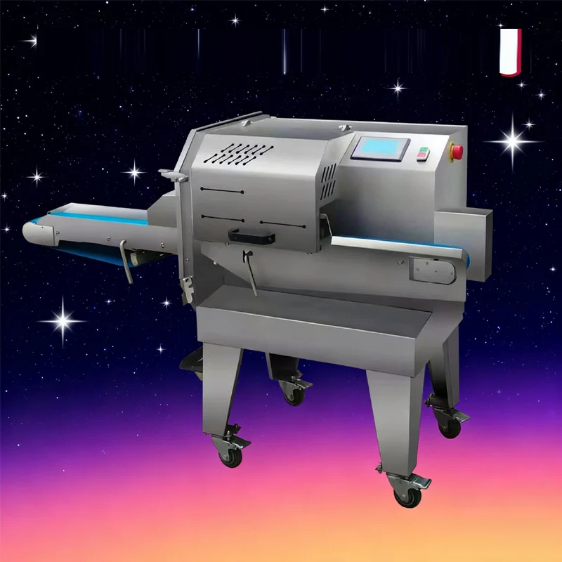 Automatic Sliced Pork Beef Cutting Processing Steak Meats Slicer Cooked Meat Slicing Machine
Automatic Sliced Pork Beef Cutting Processing Steak Meats Slicer Cooked Meat Slicing Machine