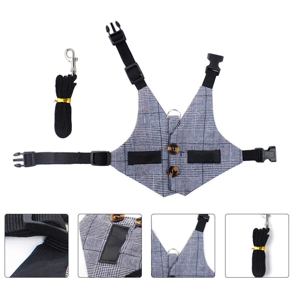 Rabbit Suit Harness Creative Pet Vest Breathable Lightweight Portable Traction Rope Cotton Collar Bow Tie Durable Comfortable
Rabbit Suit Harness Creative Pet Vest Breathable Lightweight Portable Traction Rope Cotton Collar Bow Tie Durable Comfortable