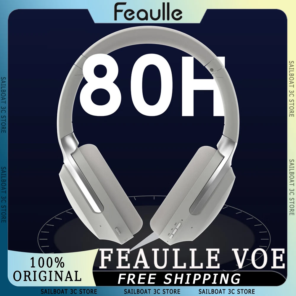 Feaulle Voe Wireless Headphone Active Noise Reduction HiFi High Quality Bluetooth 5.4 Long Battery Life Music ANC Headset Custom
Feaulle Voe Wireless Headphone Active Noise Reduction HiFi High Quality Bluetooth 5.4 Long Battery Life Music ANC Headset Custom
