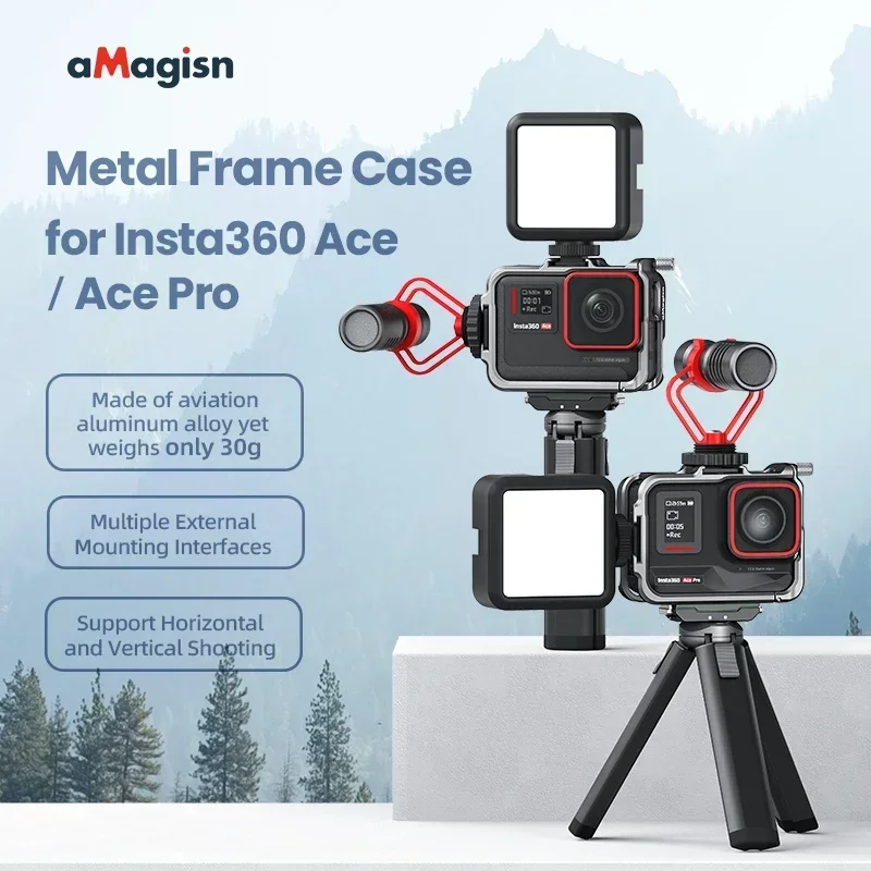Для Insta360AcePro металлическая клетка для кроликов Shadowstone Ace защитный аксессуар
Для Insta360AcePro металлическая клетка для кроликов Shadowstone Ace защитный аксессуар