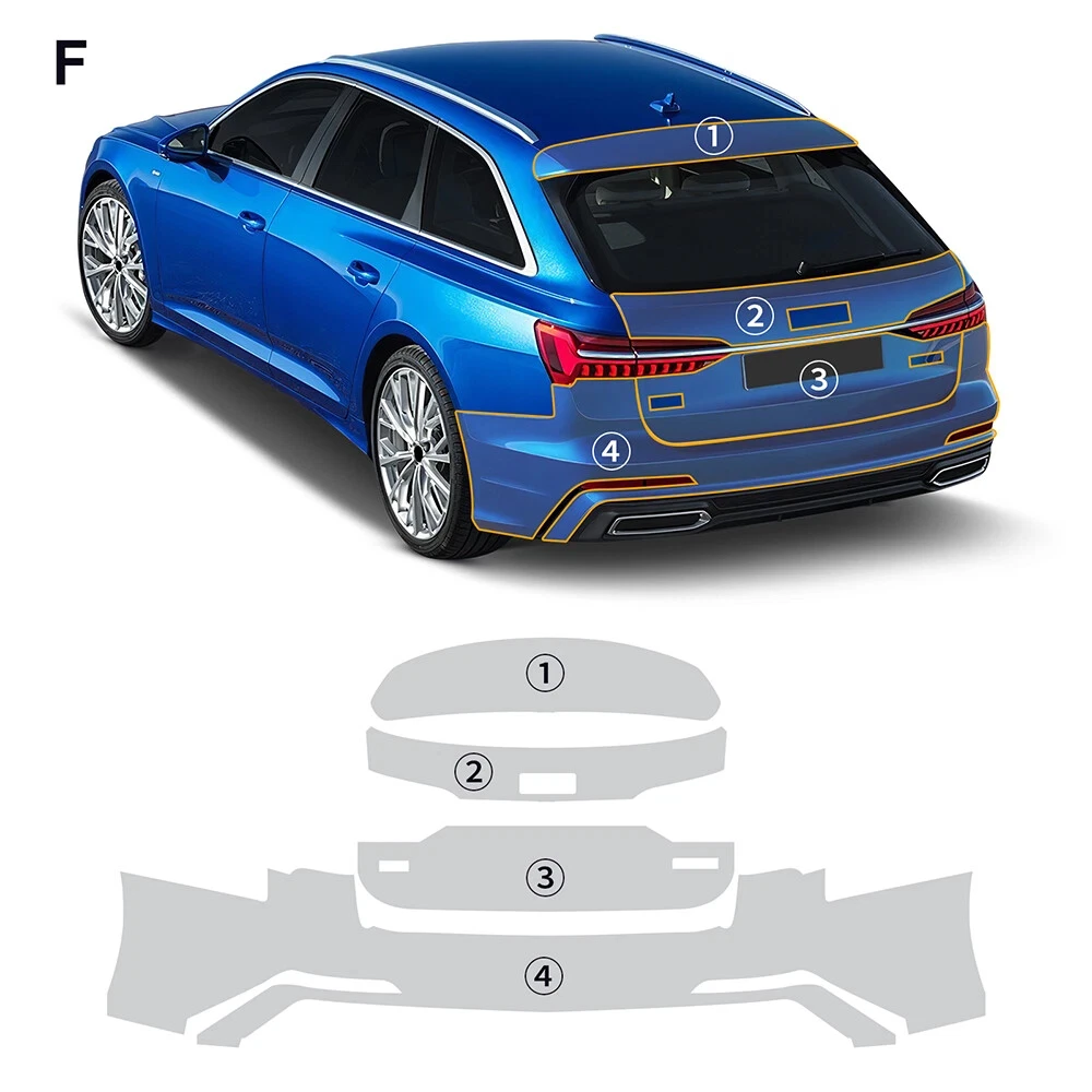 For Audi A6 Avant S Line 2019-2024 TPU Bumper Pre-cut PPF Clear Paint Protective Film Custom Anti Scratch Self Healing Shield
For Audi A6 Avant S Line 2019-2024 TPU Bumper Pre-cut PPF Clear Paint Protective Film Custom Anti Scratch Self Healing Shield