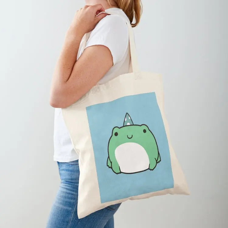 Party Hat Frog Tote Bag handbag cute tote bag Customizable tote bag Big women 
Party Hat Frog Tote Bag handbag cute tote bag Customizable tote bag Big women