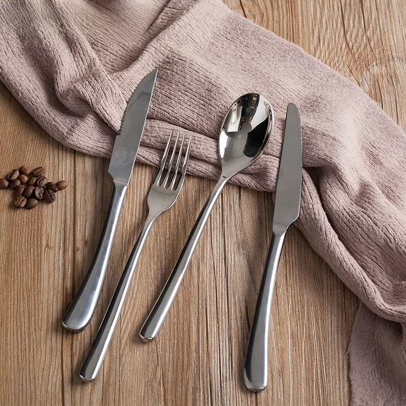 Steak Knife Fork Spoon Set Western Dining Utensils Two-Piece Set 304 Stainl Steel Tee-Piece Set for Home Use
Steak Knife Fork Spoon Set Western Dining Utensils Two-Piece Set 304 Stainl Steel Tee-Piece Set for Home Use