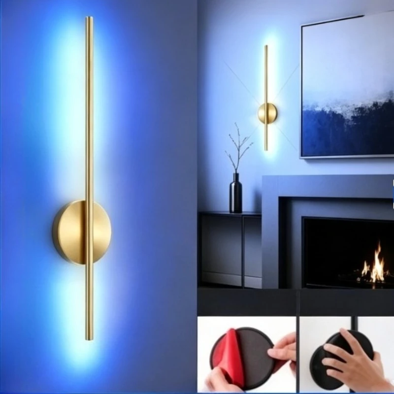 1PC 50CM LED RGB Rechargeable Wall Light Installation Free Wall Sconce Dimming For Livingroom Beside Bedroom Wall Decor Lamp
1PC 50CM LED RGB Rechargeable Wall Light Installation Free Wall Sconce Dimming For Livingroom Beside Bedroom Wall Decor Lamp