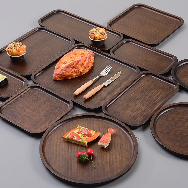 Wooden Tray Creative Bamboo Wooden Tea Tray Walnut Food Photography Photo Prop Decoration
Wooden Tray Creative Bamboo Wooden Tea Tray Walnut Food Photography Photo Prop Decoration