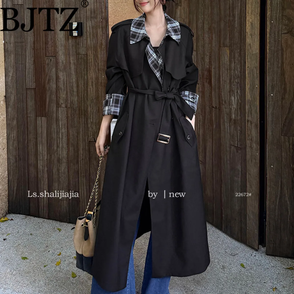 BJTZ High-End Design Mid-Length Trench Coat 2025 Autumn New Fashion Versatile Women's Clothing
BJTZ High-End Design Mid-Length Trench Coat 2025 Autumn New Fashion Versatile Women's Clothing