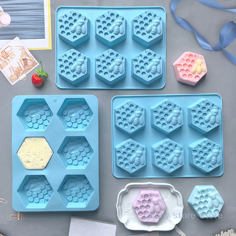 3D Bee Honeycomb Silicone Soap Mold DIY Soap Making Supplies Handmade Chocolate Cake Decoration Baking Tools
3D Bee Honeycomb Silicone Soap Mold DIY Soap Making Supplies Handmade Chocolate Cake Decoration Baking Tools
