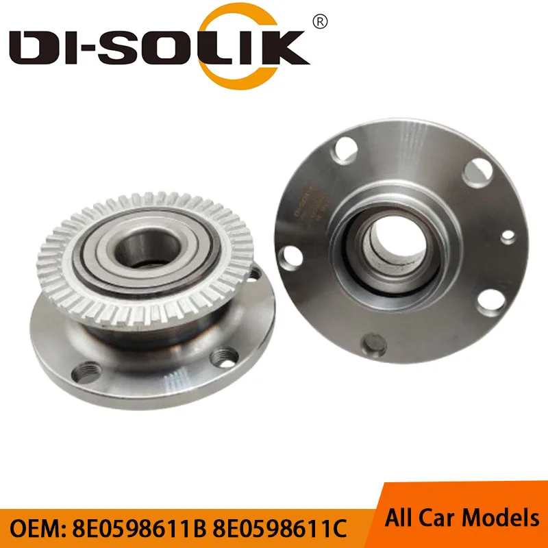 DI-SOLIK Auto Car Parts Rear Wheel Hub Bearing Assembly 8E0 598 611 8E0598611B 8E0598611C 8E0598611 8E0598611A for Audi A4
DI-SOLIK Auto Car Parts Rear Wheel Hub Bearing Assembly 8E0 598 611 8E0598611B 8E0598611C 8E0598611 8E0598611A for Audi A4