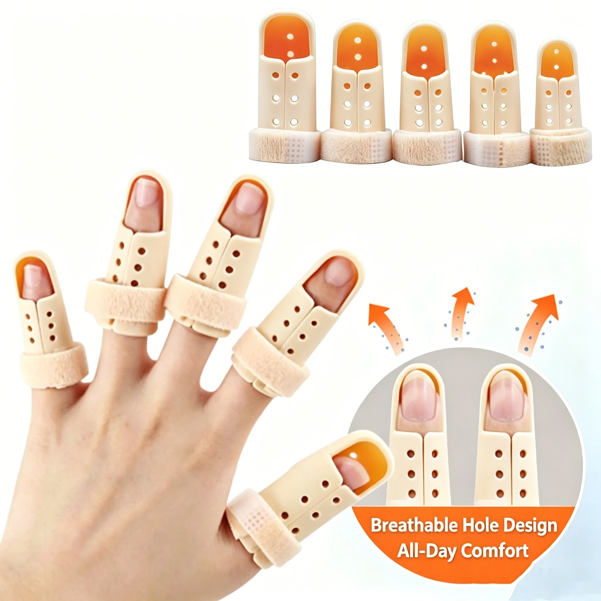 Finger Splint, Plastic Finger Support and Protection Device, Finger Splint Support Frame
Finger Splint, Plastic Finger Support and Protection Device, Finger Splint Support Frame