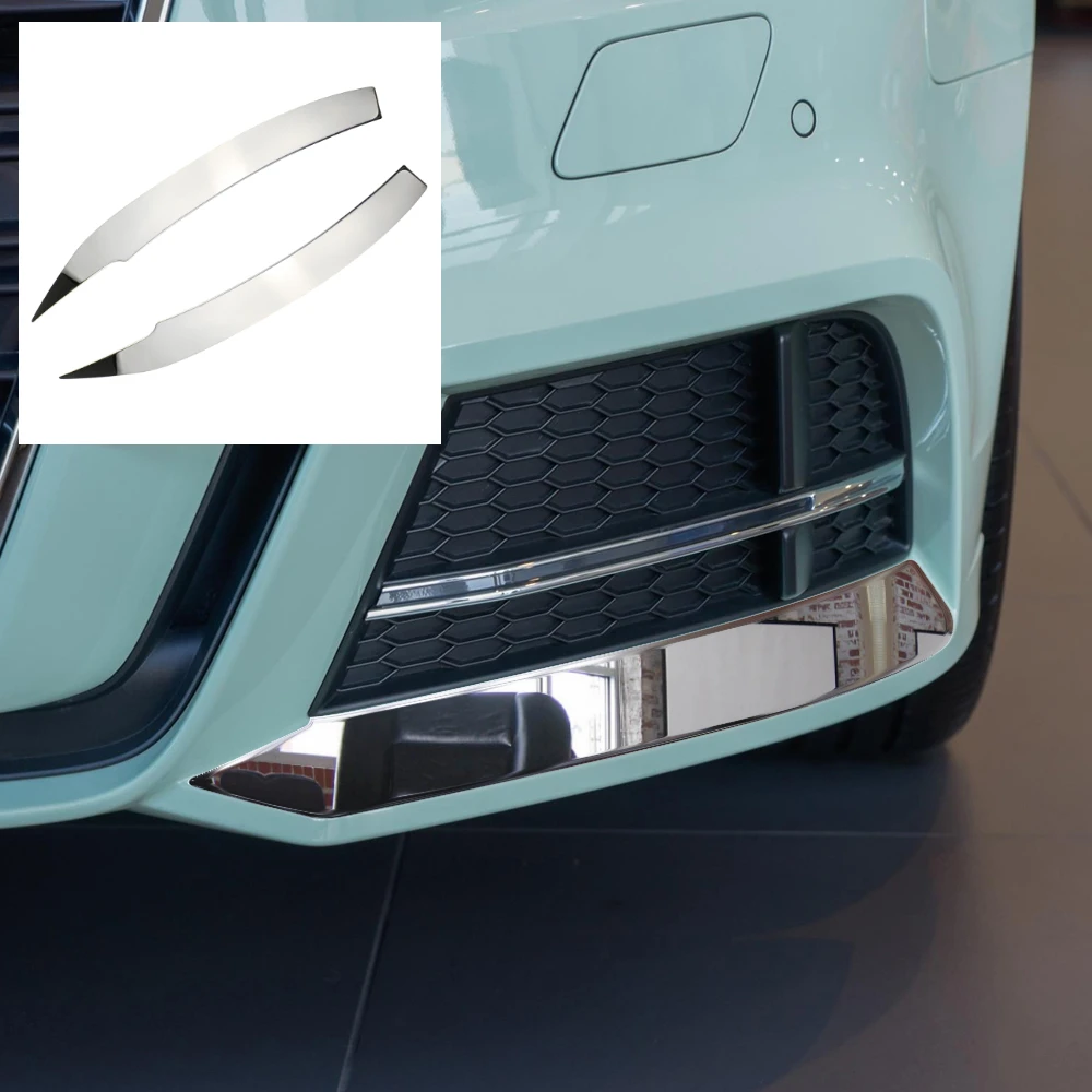 2pcs Stainless Steel Car Front Fog Light Cover Sticker for Audi A3 8v 2013-2019 Exterior Accessories
2pcs Stainless Steel Car Front Fog Light Cover Sticker for Audi A3 8v 2013-2019 Exterior Accessories