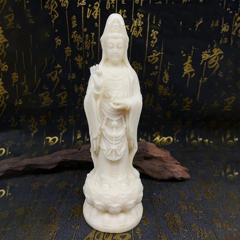 Tagua nut carve Nanhai Guanyin Bodhisattva Buddha Statue Home Desktop Exquisite Ornaments Gift Crafts Nice Art Work
Tagua nut carve Nanhai Guanyin Bodhisattva Buddha Statue Home Desktop Exquisite Ornaments Gift Crafts Nice Art Work