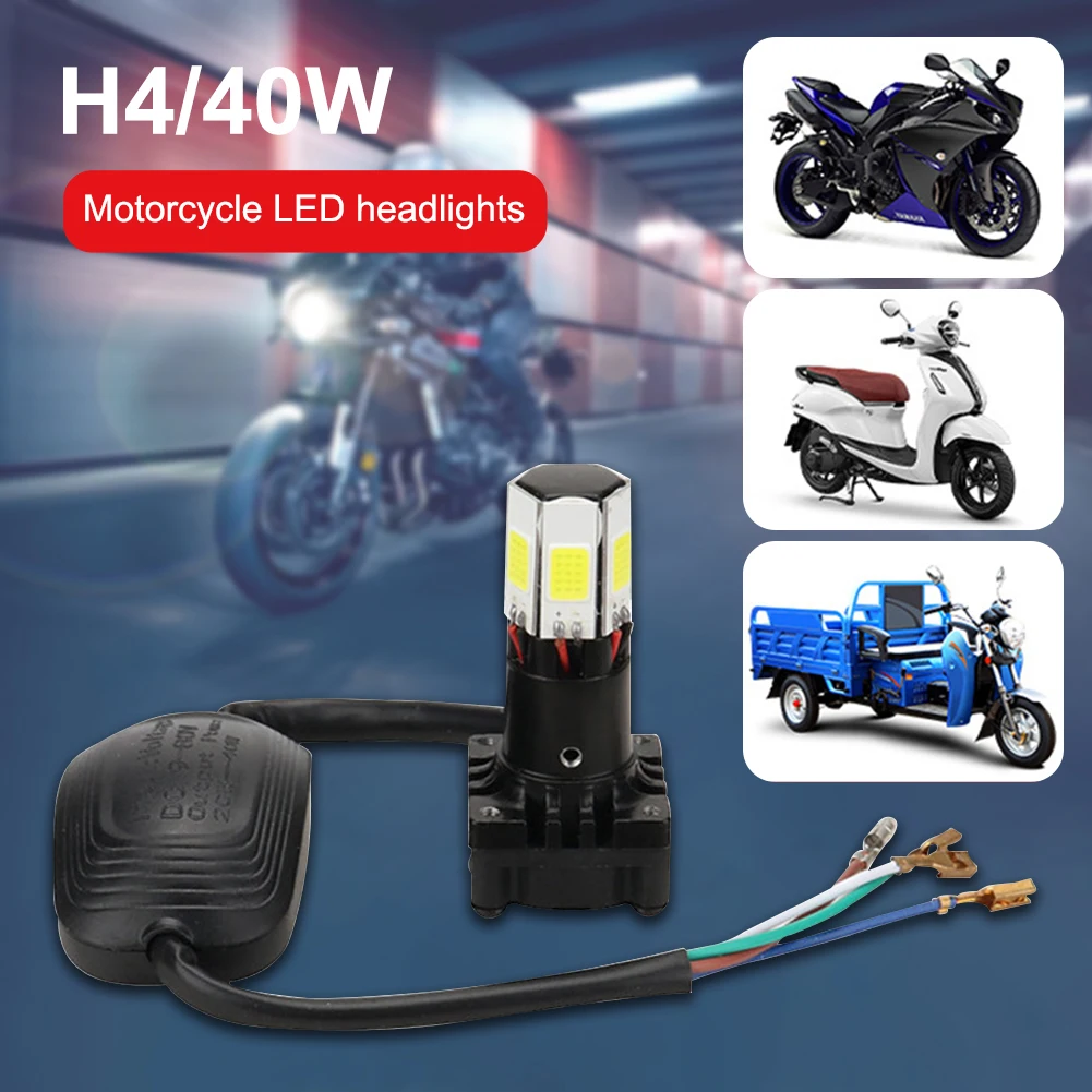 40W Motorcycle Bulb Headlight LED H4 HS1 BA20D P15D H6 Turbo Lamp LED Motor High Low Beam Universal Motor Flashing White Light
40W Motorcycle Bulb Headlight LED H4 HS1 BA20D P15D H6 Turbo Lamp LED Motor High Low Beam Universal Motor Flashing White Light