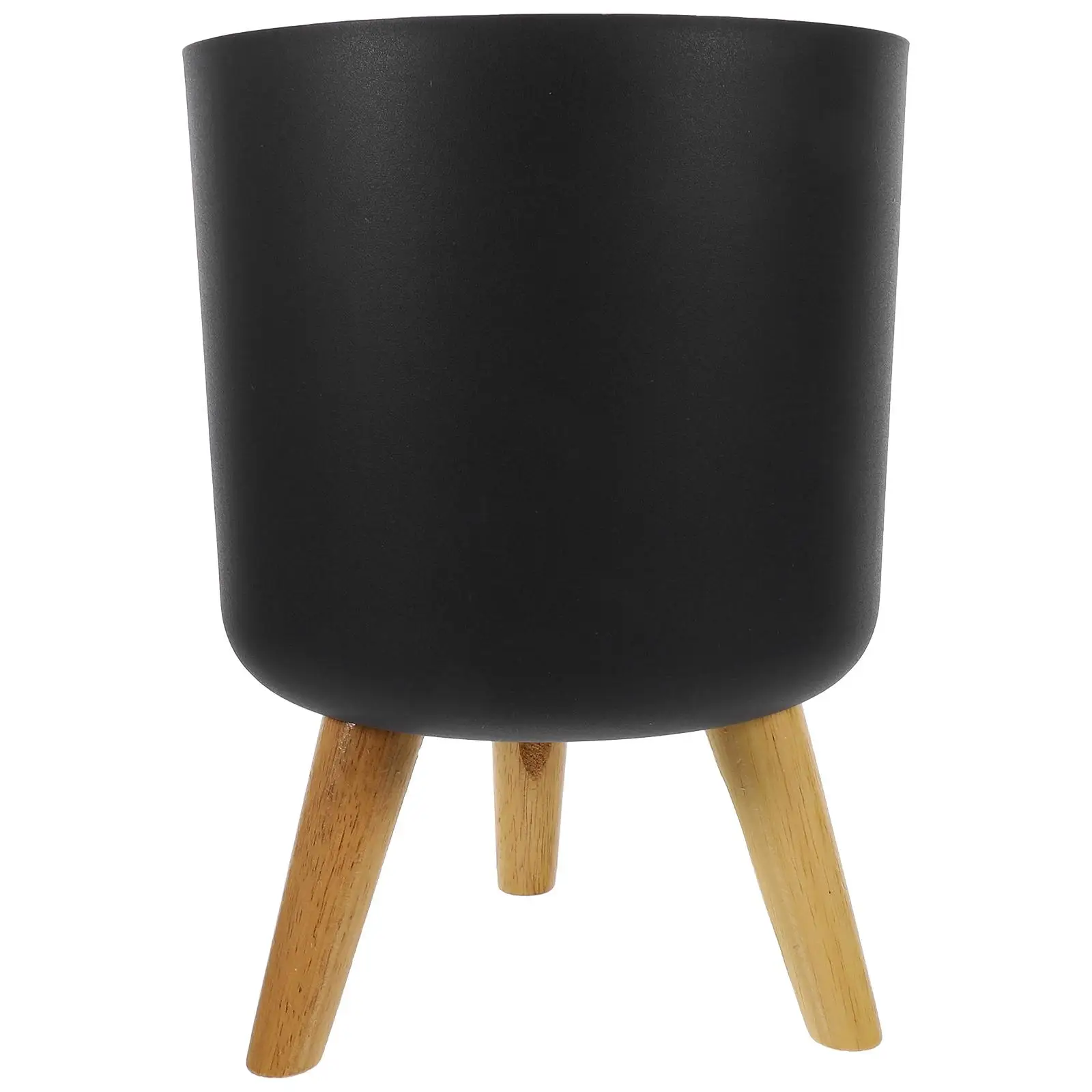 Modern Legged Pot Wood Stand Bedroom Container Plastic Planter Decor White Medium 170x150mm
Modern Legged Pot Wood Stand Bedroom Container Plastic Planter Decor White Medium 170x150mm