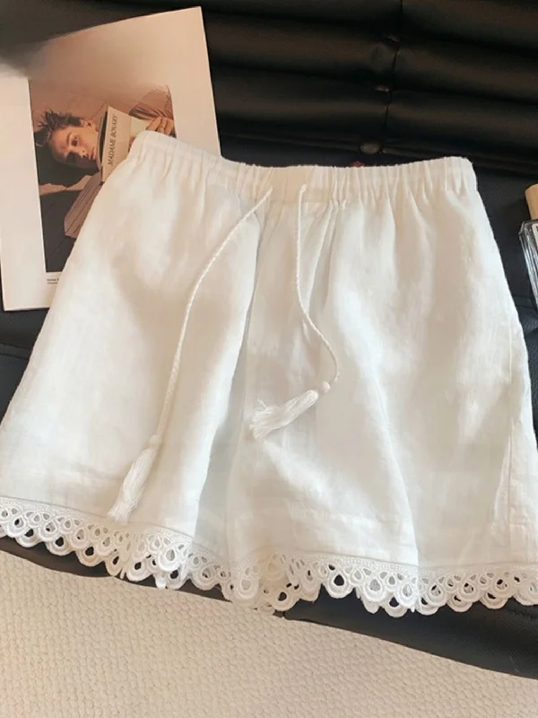 plus Size Women's Casual Pants Embroidered Hollow out Linen A-Line Shorts Comfortable Breathable High Waist Wide Leg Summer
plus Size Women's Casual Pants Embroidered Hollow out Linen A-Line Shorts Comfortable Breathable High Waist Wide Leg Summer