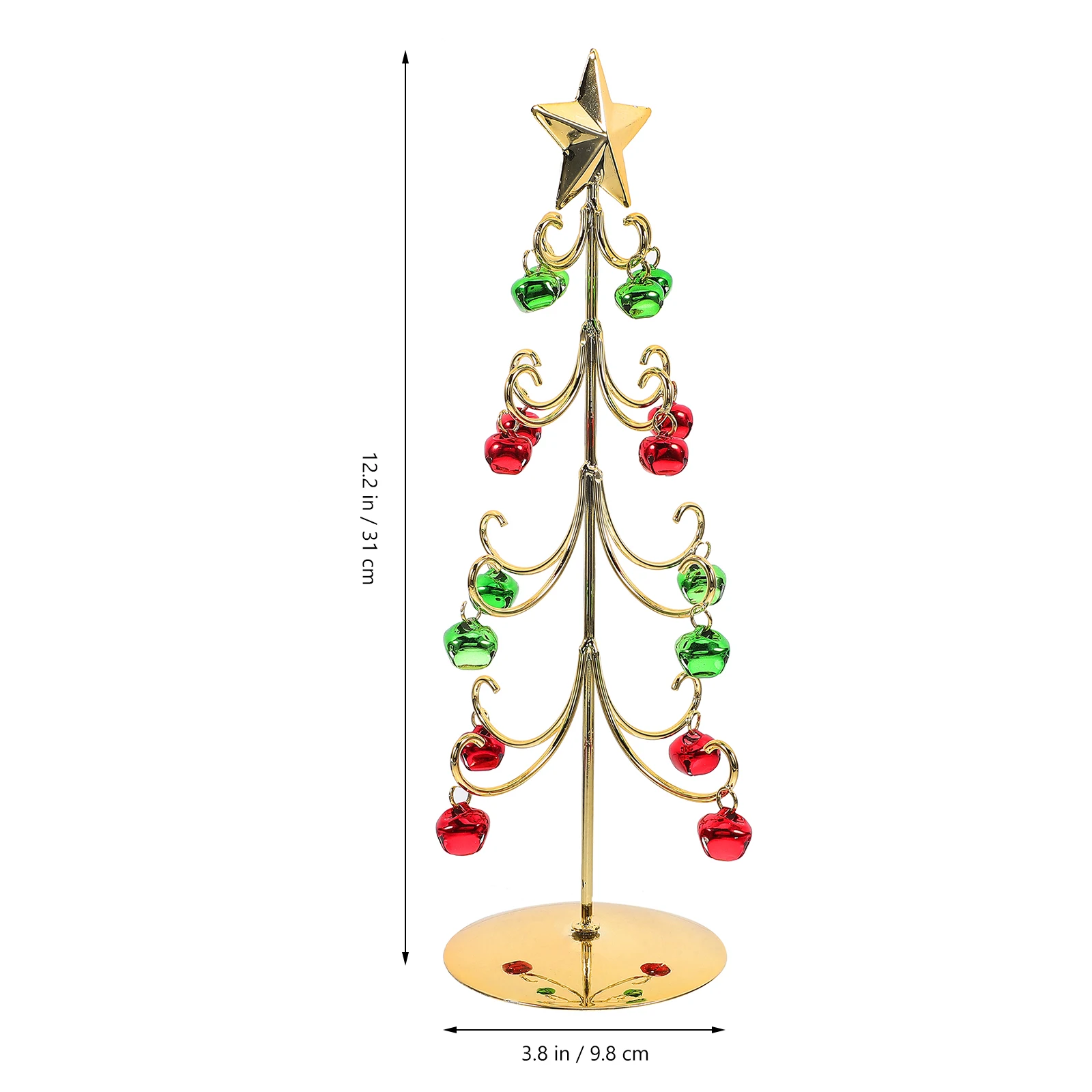 Desktop Christmas Tree Iron Bell Pendant Decoration Decorative Metal for Ornament Display
Desktop Christmas Tree Iron Bell Pendant Decoration Decorative Metal for Ornament Display