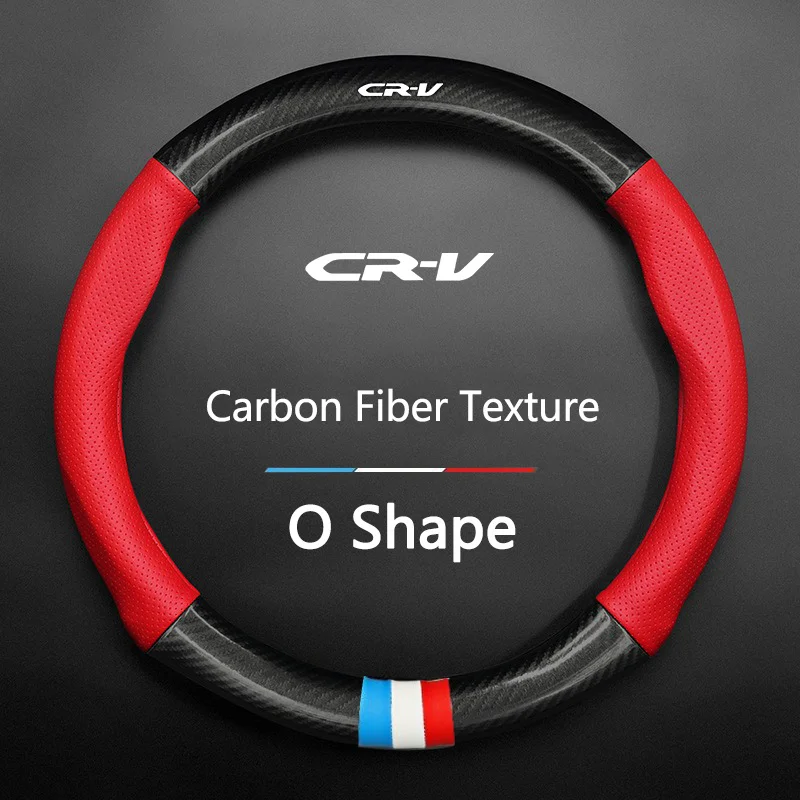 Carbon Fiber Leather Steering Wheel Cover For Honda civic accord fit jazz pilot CRV odyssey city HRV Auto Interior Accessories
Carbon Fiber Leather Steering Wheel Cover For Honda civic accord fit jazz pilot CRV odyssey city HRV Auto Interior Accessories