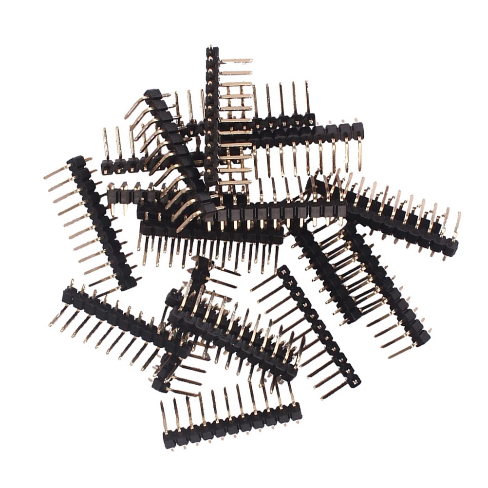 10 PCS 11 Pin 1x11 Single Row Straight Male 2.54 Pin Header Connector Strip Compatible for Electronics Shield Electric Guitar
10 PCS 11 Pin 1x11 Single Row Straight Male 2.54 Pin Header Connector Strip Compatible for Electronics Shield Electric Guitar