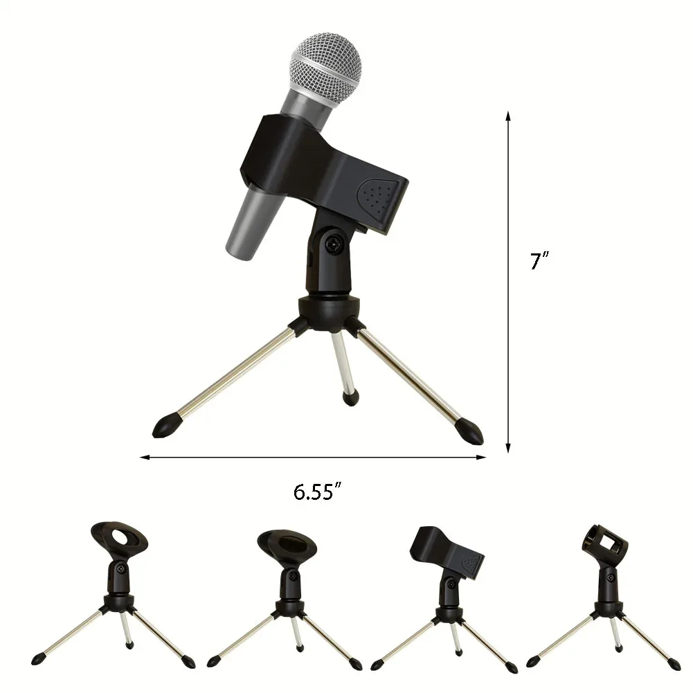 Universal Desktop Microphone Tripod Stand Holder Adjustable Desk Microphone Bracket Support Mount For Computer Video Recording
Universal Desktop Microphone Tripod Stand Holder Adjustable Desk Microphone Bracket Support Mount For Computer Video Recording