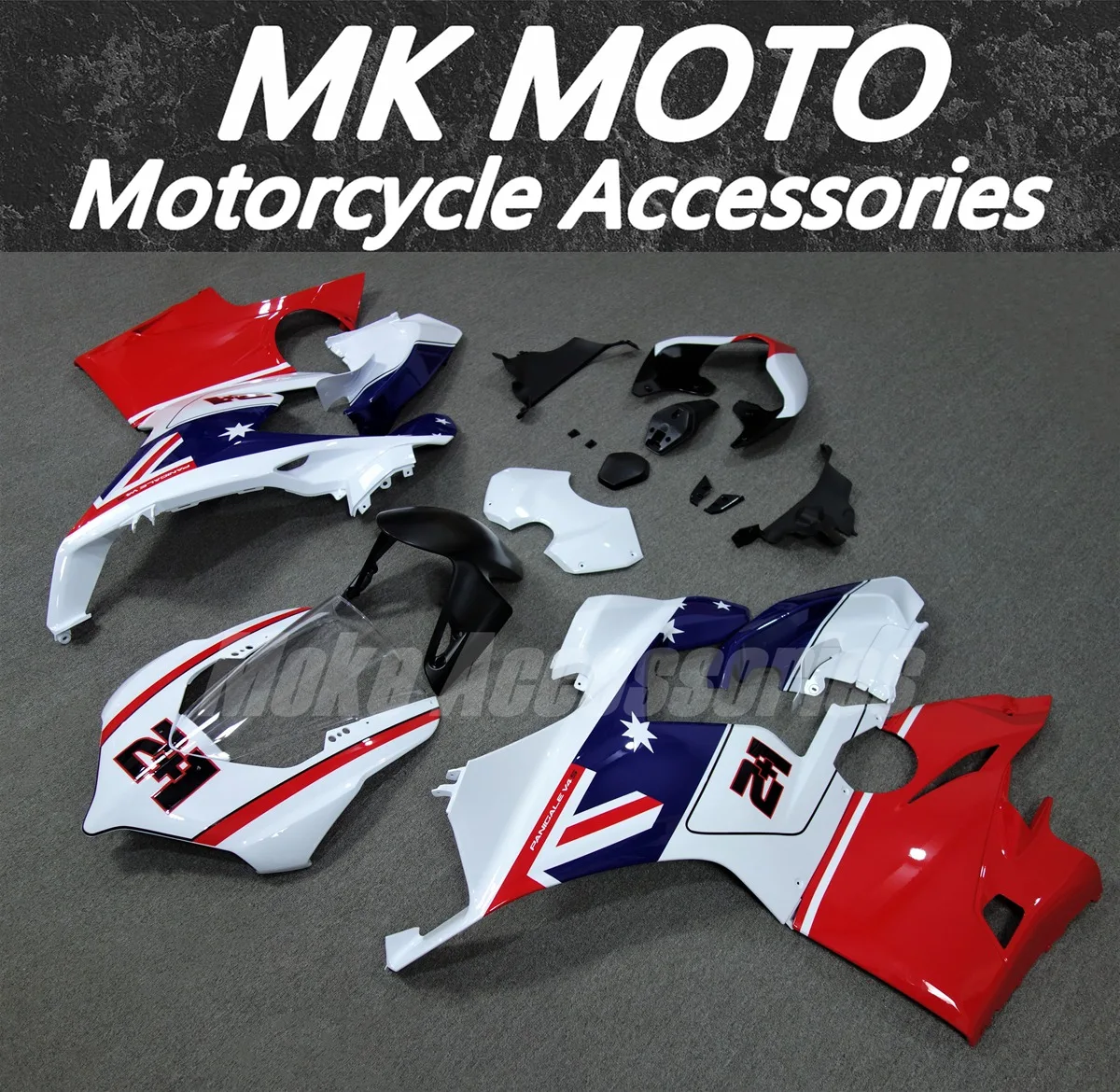 Moke moto Motorcycle Fairings Kit Fit For Panigale v4 v4s 2018 2019 2020 Bodywork Set Abs Injection Red White Black Blue New
Moke moto Motorcycle Fairings Kit Fit For Panigale v4 v4s 2018 2019 2020 Bodywork Set Abs Injection Red White Black Blue New