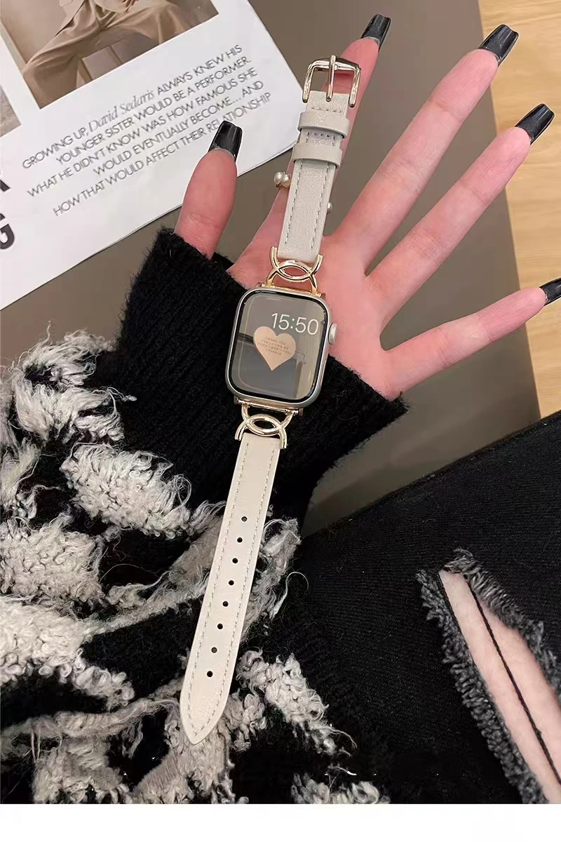 Correa For Apple Watch band for women Series 10/9/8/7/6/5/4/3/2 Leather Loop 38mm 40mm 41mm 42mm 44mm 45mm 46mm 49mm
Correa For Apple Watch band for women Series 10/9/8/7/6/5/4/3/2 Leather Loop 38mm 40mm 41mm 42mm 44mm 45mm 46mm 49mm
