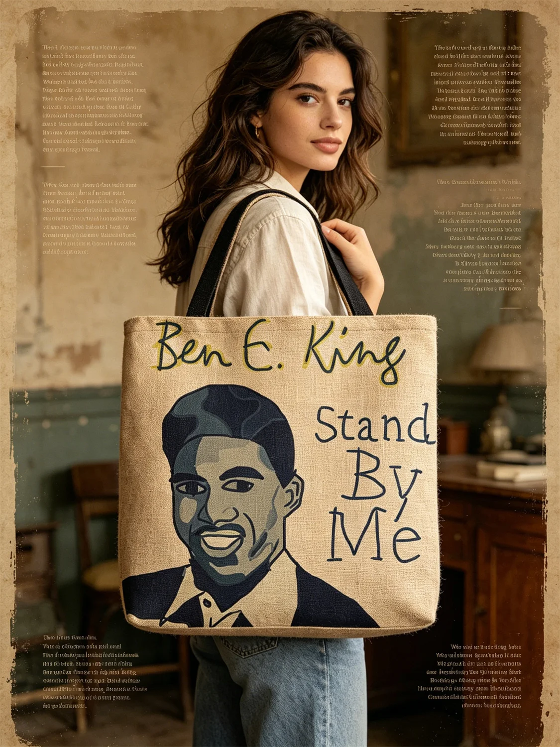 Stand By Me Print Tote Bag Versatile Daily Carry For Commute And Shopping Ideal For Organizing Daily Items
Stand By Me Print Tote Bag Versatile Daily Carry For Commute And Shopping Ideal For Organizing Daily Items