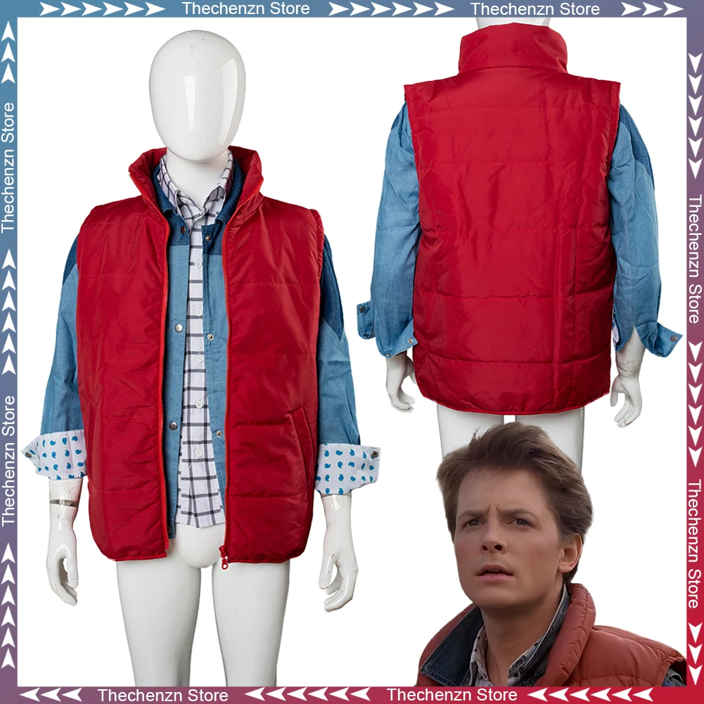 Нарядное платье «Назад будущего Марти», косплей для мужчин, одежда 1985, костюм из фильма на Хэллоуин, взрослый мужчина, ролевая игра, фантазийные наряды для вечеринок
Нарядное платье «Назад будущего Марти», косплей для мужчин, одежда 1985, костюм из фильма на Хэллоуин, взрослый мужчина, ролевая игра, фантазийные наряды для вечеринок