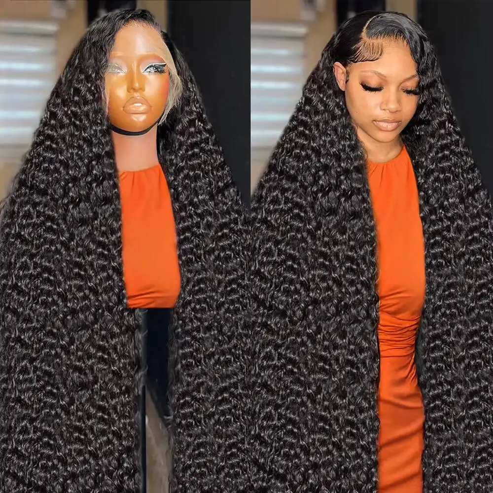 13x4 HD Transparent Lace Front Curly Wigs Brazilian 5x5 Glueless Closure Wig Human Hair 46 Inch 13x6 Loose Deep Wave Forntal Wig
13x4 HD Transparent Lace Front Curly Wigs Brazilian 5x5 Glueless Closure Wig Human Hair 46 Inch 13x6 Loose Deep Wave Forntal Wig