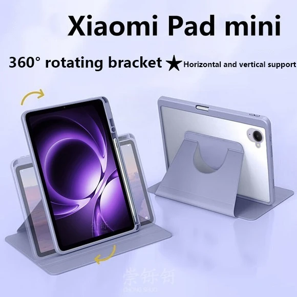 360 ° Чехол с поворотным кронштейном для Xiaomi Pad Mini 8,8 дюйма, 2025 Redmi K Pad 8,8 SE 8,7, прозрачный акриловый твердый чехол со слотом для ручки
360 ° Чехол с поворотным кронштейном для Xiaomi Pad Mini 8,8 дюйма, 2025 Redmi K Pad 8,8 SE 8,7, прозрачный акриловый твердый чехол со слотом для ручки