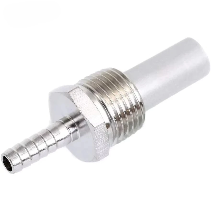 0.5 Micron Home Brew Aeration Stone Inline Oxygenation SS304 Diffusion Stone 1/2" NPT Carbonation Stone 1/4" Barb
0.5 Micron Home Brew Aeration Stone Inline Oxygenation SS304 Diffusion Stone 1/2" NPT Carbonation Stone 1/4" Barb