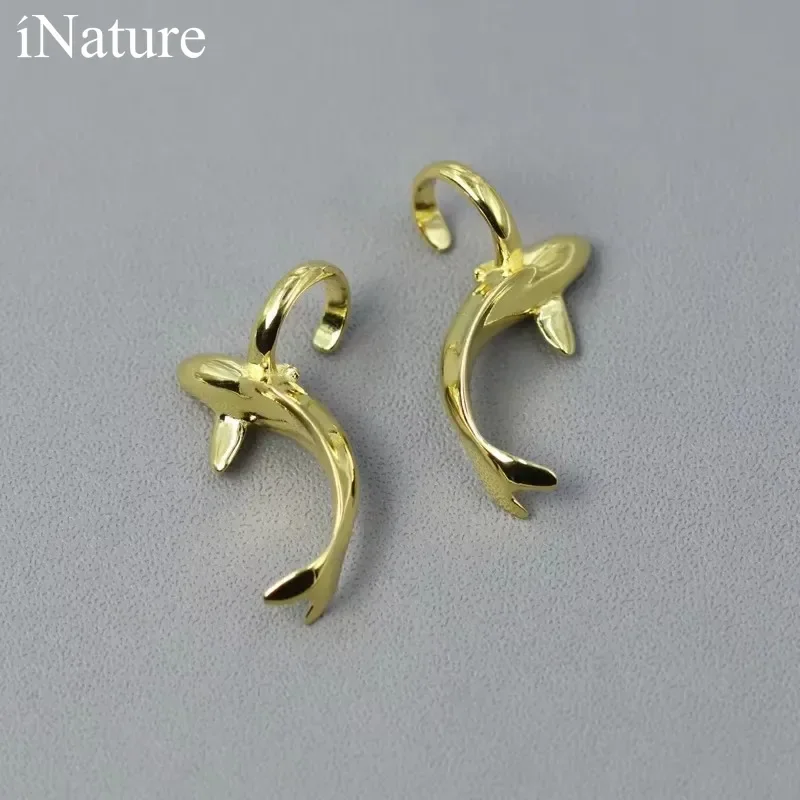 INATURE 925 Sterling Silver Jumping Koi Fish Ear Cuff Clip Earrings for Women Jewelry Gifts
INATURE 925 Sterling Silver Jumping Koi Fish Ear Cuff Clip Earrings for Women Jewelry Gifts