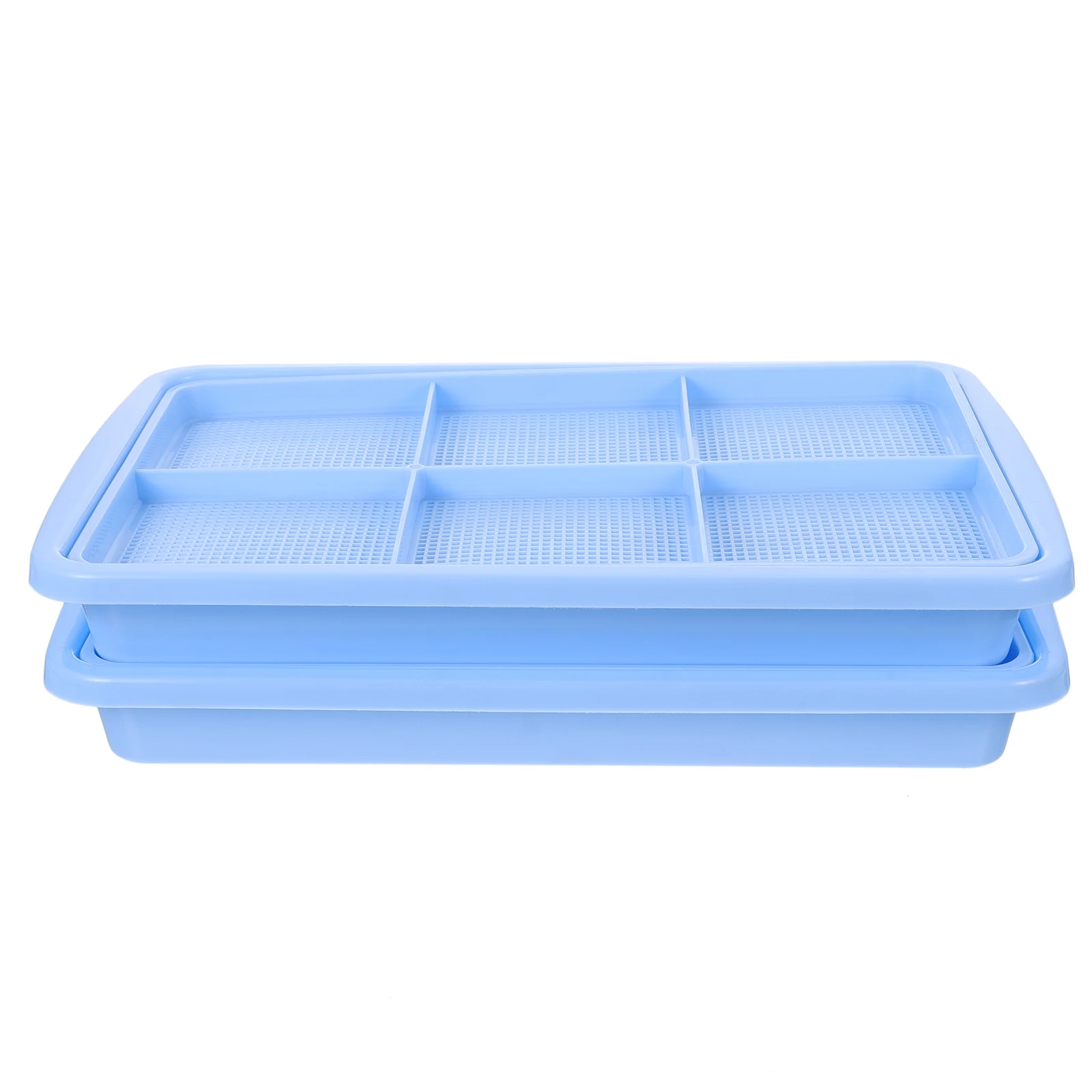 2Sets SeedlingTray GerminateSeeds DIYWheatgrass Planting HydroponicPot SproutingVegetable CatGrassBox MultiFunctional Plastic
2Sets SeedlingTray GerminateSeeds DIYWheatgrass Planting HydroponicPot SproutingVegetable CatGrassBox MultiFunctional Plastic