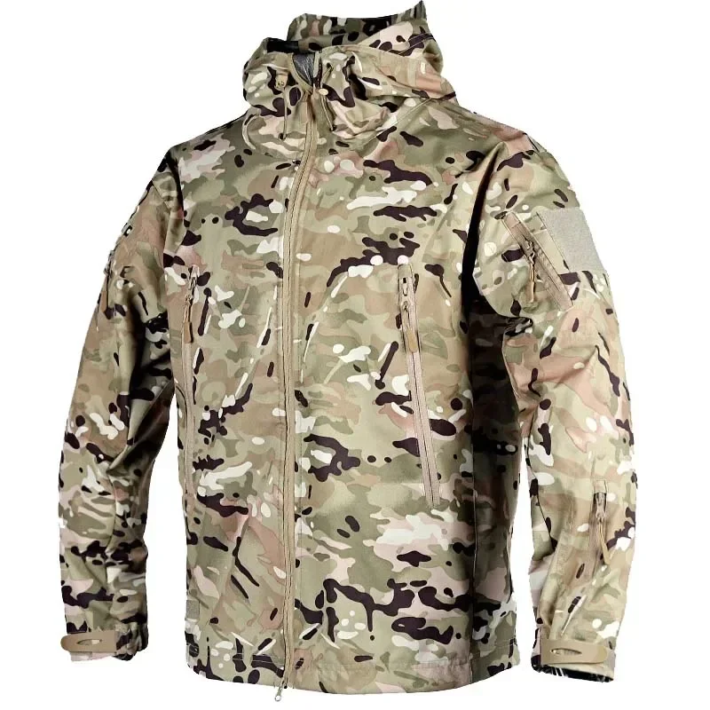 Outdoor Jacket Men Tactical Jackets Waterproof US Camo Coat Wear Resistant Airsoft Mens Clothing Windbreakers Hunting Jackets
Outdoor Jacket Men Tactical Jackets Waterproof US Camo Coat Wear Resistant Airsoft Mens Clothing Windbreakers Hunting Jackets