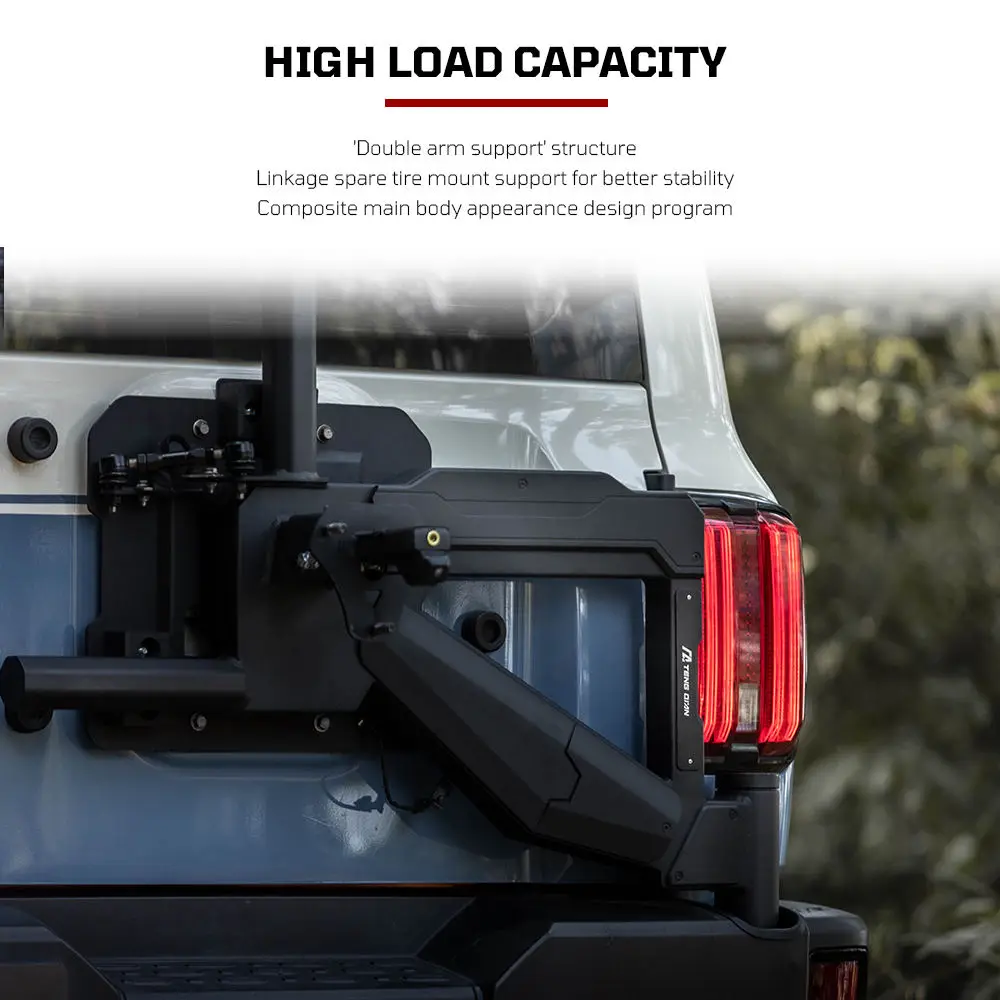 Linkage Spare Wheel Tire Mounting Holder Bracket Spare Tire Support Flagpole Base Frame 4X4 Off-road for GWM Tank 300 21-23
Linkage Spare Wheel Tire Mounting Holder Bracket Spare Tire Support Flagpole Base Frame 4X4 Off-road for GWM Tank 300 21-23