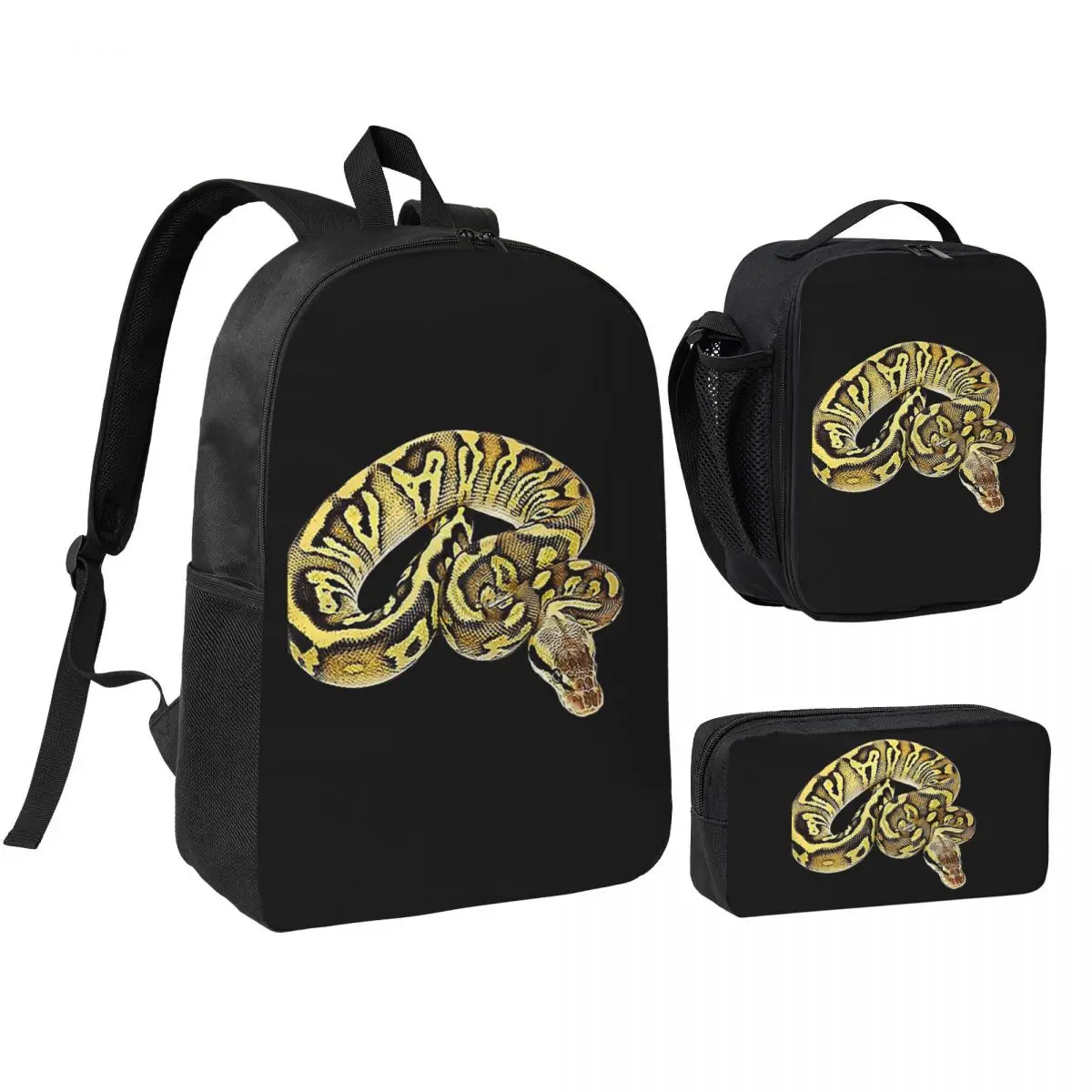 Ball Python Pastel Leopard Backpack Student BookBag School Bag Shoulder Bags 3ps Insulated Lunch Bag Pencil Case
Ball Python Pastel Leopard Backpack Student BookBag School Bag Shoulder Bags 3ps Insulated Lunch Bag Pencil Case