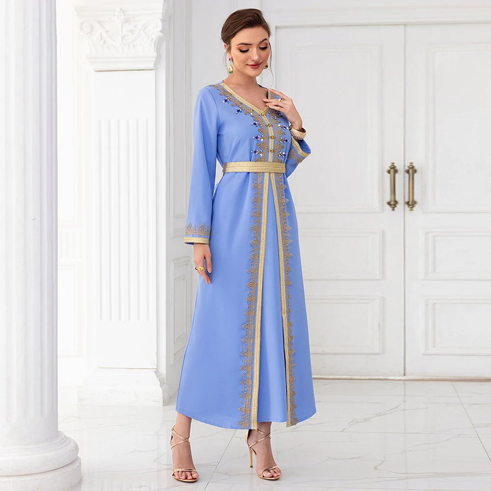 Eid Party Dress Women Abaya Ramadan Moroccan Kaftan Dubai Luxury Diamonds Evening Dresses Elegant Islam Turkey Caftan Robe Gown
Eid Party Dress Women Abaya Ramadan Moroccan Kaftan Dubai Luxury Diamonds Evening Dresses Elegant Islam Turkey Caftan Robe Gown