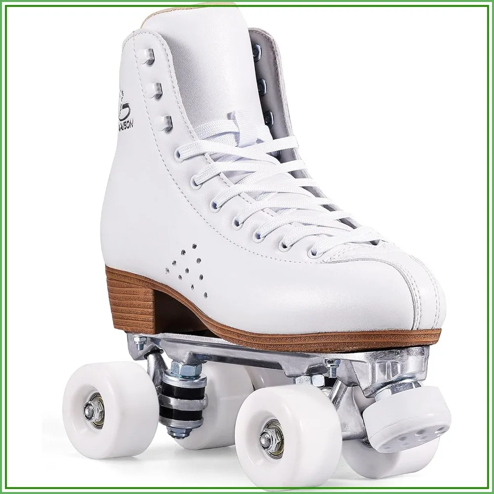 Classic Roller Skates for Adults & Kids, Double Row Quad Skates for Indoor Outdoor, Stable & Comfortable for Beginners
Classic Roller Skates for Adults & Kids, Double Row Quad Skates for Indoor Outdoor, Stable & Comfortable for Beginners