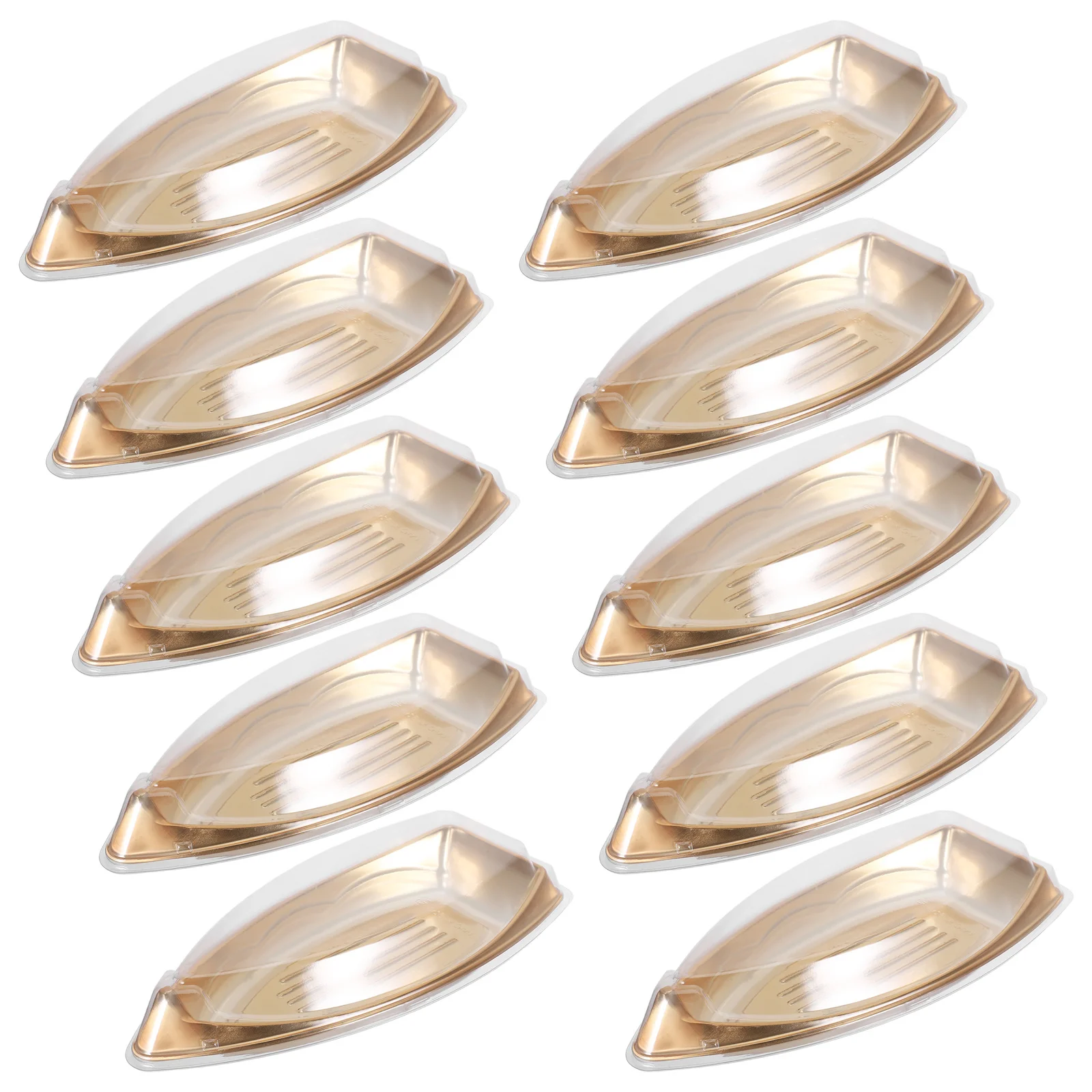 10 шт., упаковочная коробка для суши, японские контейнеры для сашими в форме лодки, пластиковые подносы для суши с крышками для общественного питания дома
10 шт., упаковочная коробка для суши, японские контейнеры для сашими в форме лодки, пластиковые подносы для суши с крышками для общественного питания дома