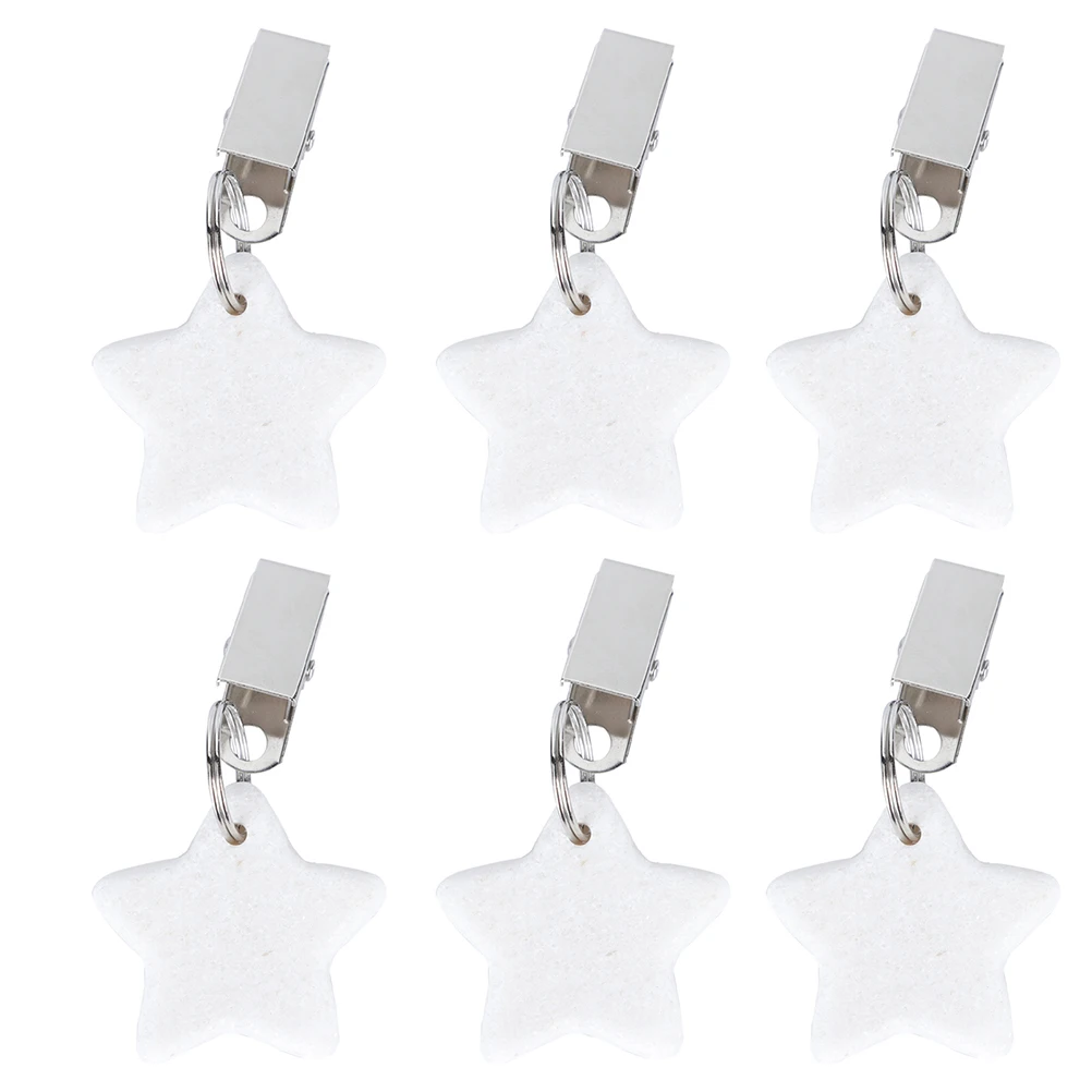 6 Pcs Clips Stone Star Shape Metal Weights Weight For Table Cloth Sturdy Outdoor Picnic Table Cover Decorations
6 Pcs Clips Stone Star Shape Metal Weights Weight For Table Cloth Sturdy Outdoor Picnic Table Cover Decorations