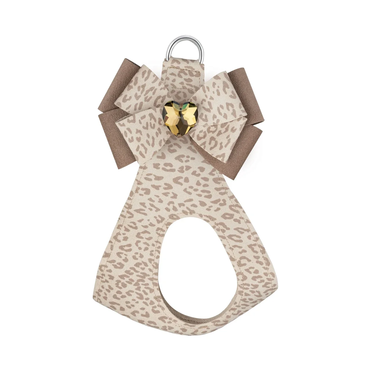 Baby Cheetah with Topaz Heart Double Nouveau Bow Step In Harness
Baby Cheetah with Topaz Heart Double Nouveau Bow Step In Harness