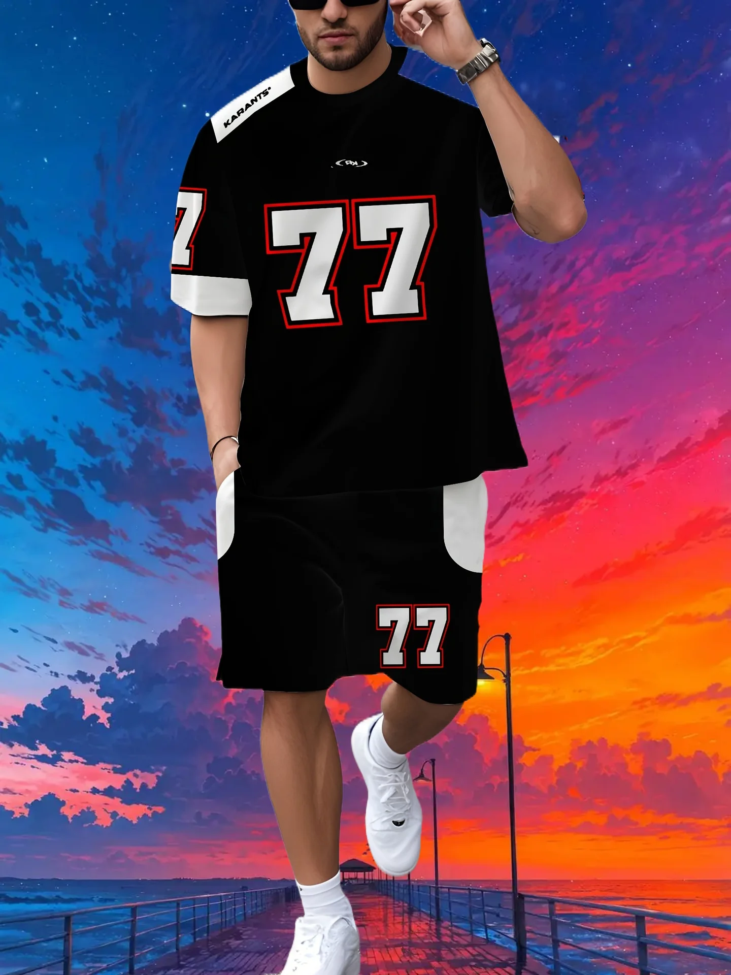 2025 Latest Hot T-shirt Set 3D Vacation Style Trendy Various Elements Fashionable Street Men's Set Summer Top Shorts Breathable
2025 Latest Hot T-shirt Set 3D Vacation Style Trendy Various Elements Fashionable Street Men's Set Summer Top Shorts Breathable