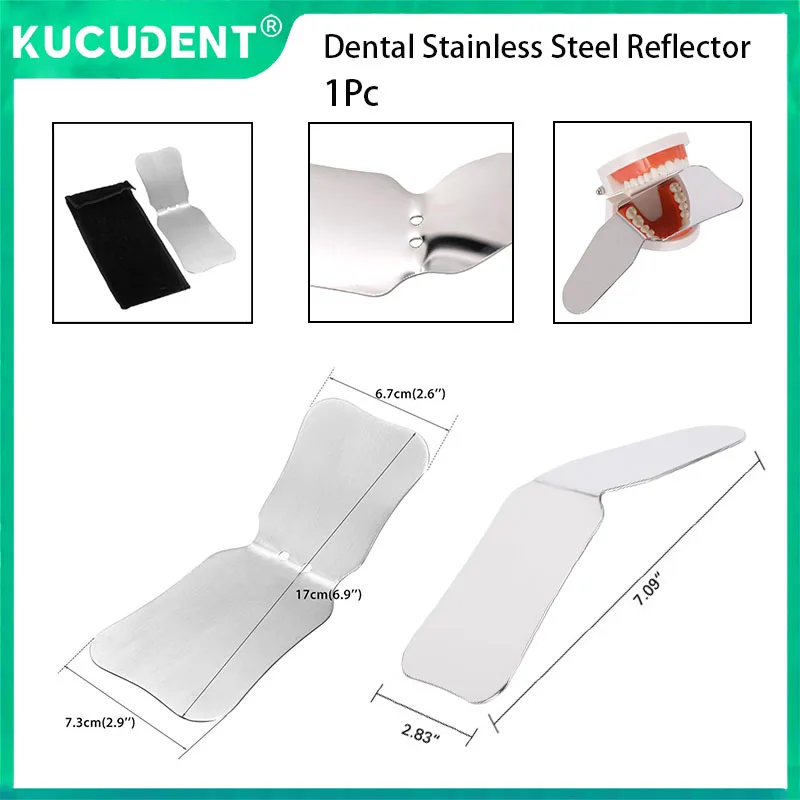 1 PC Dental Stainless Steel Photography Mirrors Autoclavable Intra-Oral Orthodontic Reflector Bendable Image Occlusal Mirror
1 PC Dental Stainless Steel Photography Mirrors Autoclavable Intra-Oral Orthodontic Reflector Bendable Image Occlusal Mirror