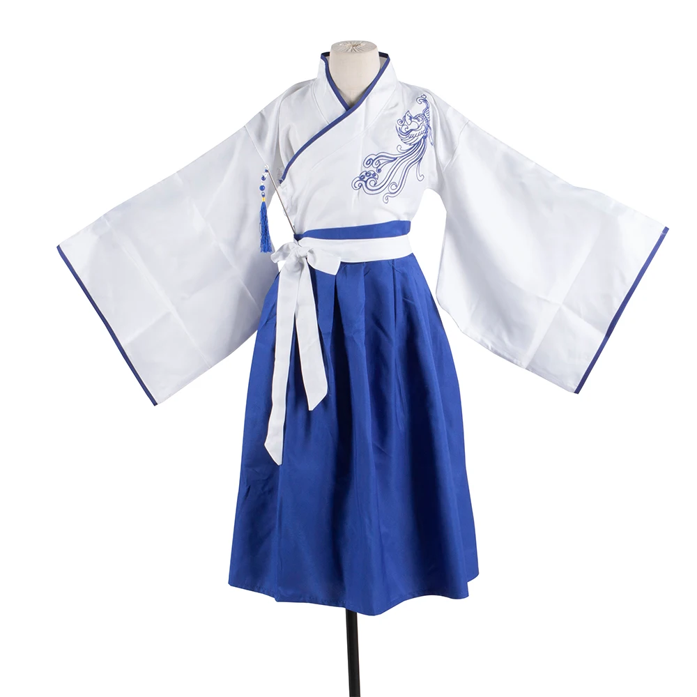 Ancient Traditional Chinese Hanfu for Girls Blue Red Embroidery Children Costume White Carnival Dance Fairy Robe Dresses Clothes
Ancient Traditional Chinese Hanfu for Girls Blue Red Embroidery Children Costume White Carnival Dance Fairy Robe Dresses Clothes
