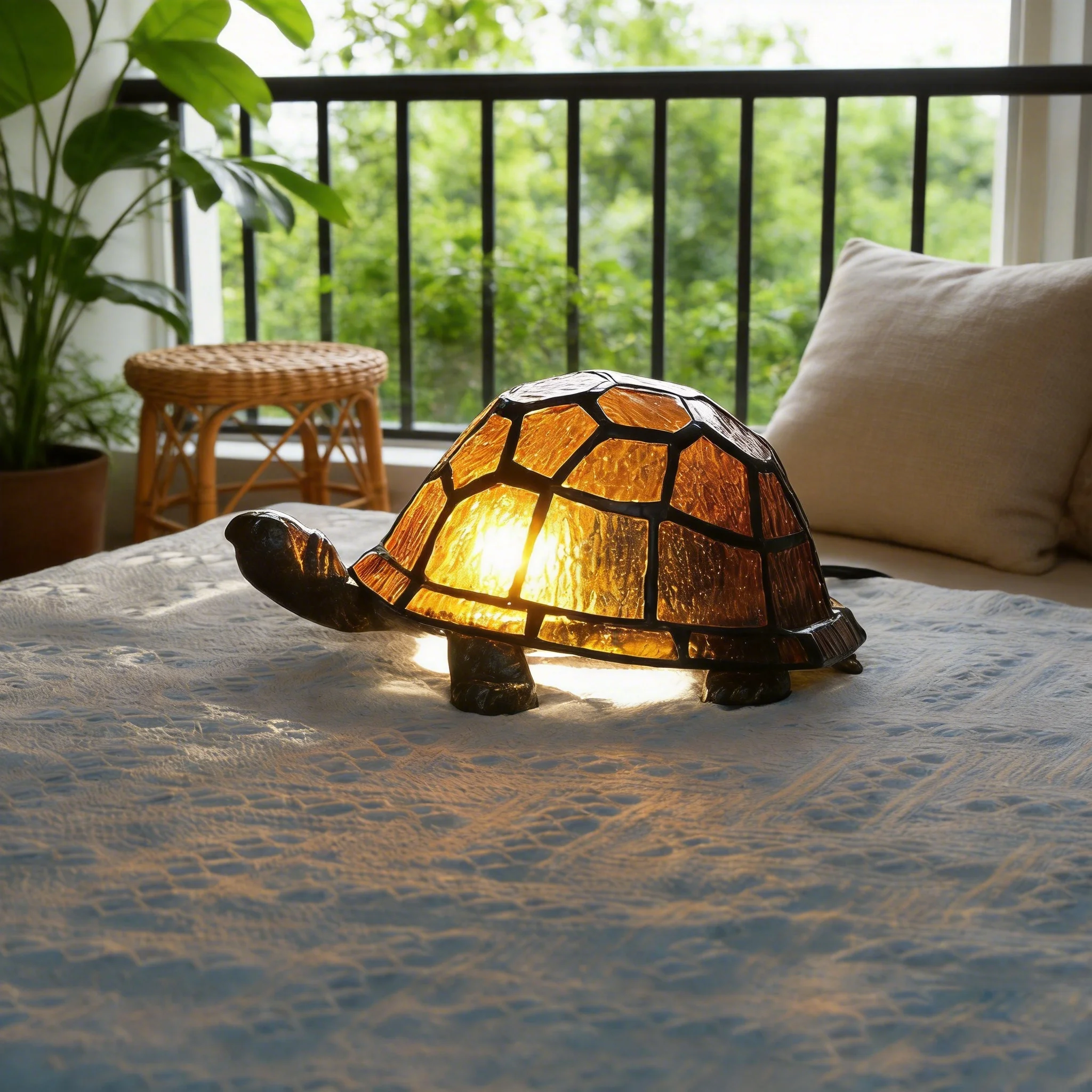Tiffany Turtle Table Lamp,Handmade Stained Glass Tortoise Animal Night Light,Vintage Desk Lamp for Bedroom Living Room Decor
Tiffany Turtle Table Lamp,Handmade Stained Glass Tortoise Animal Night Light,Vintage Desk Lamp for Bedroom Living Room Decor